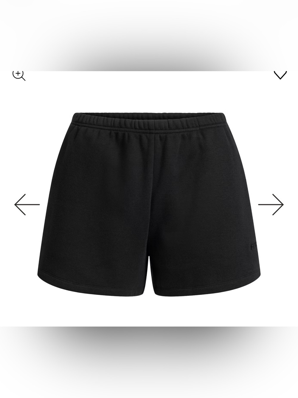 Skims Cotton Fleece Lounge Casual Shorts Womens , Large